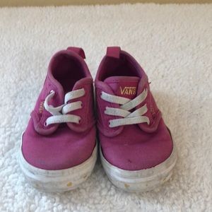 Toddler vans shoes, size 5, great condition